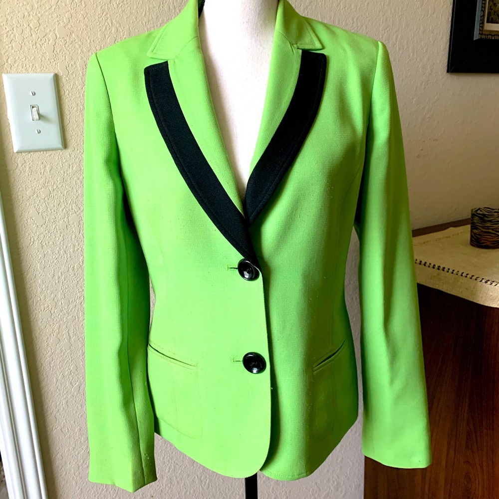 Lime Green Le Suit Jacket! Size 6